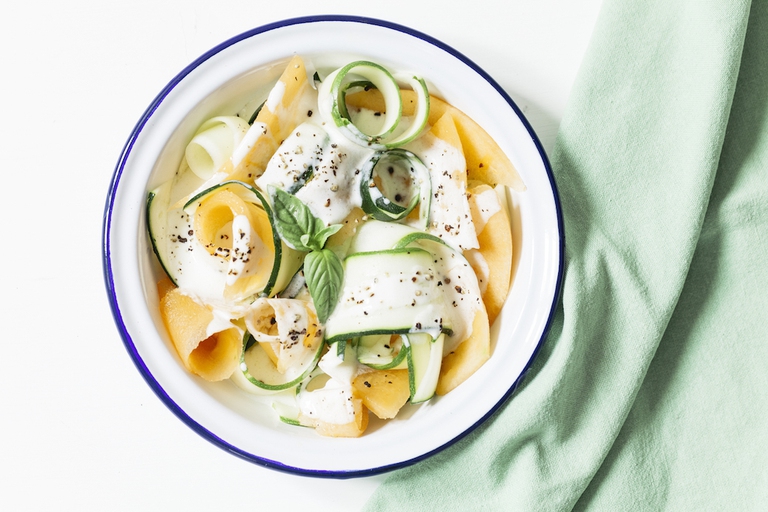 insalata zucchine melone