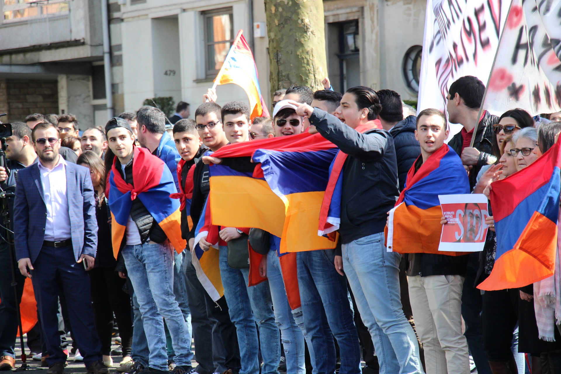 Protesta Stop Aliyev a Bruxelles