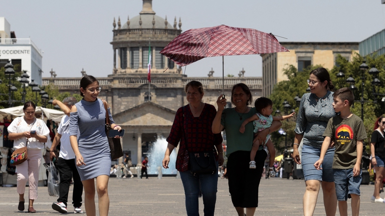 La popolazione del Messico da giorni deve affrontare condizioni di caldo estremo