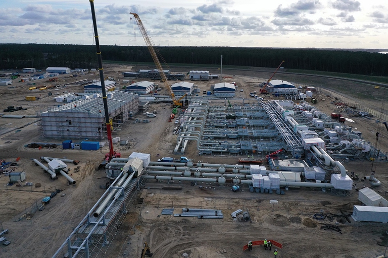 Costruzione di un gasdotto