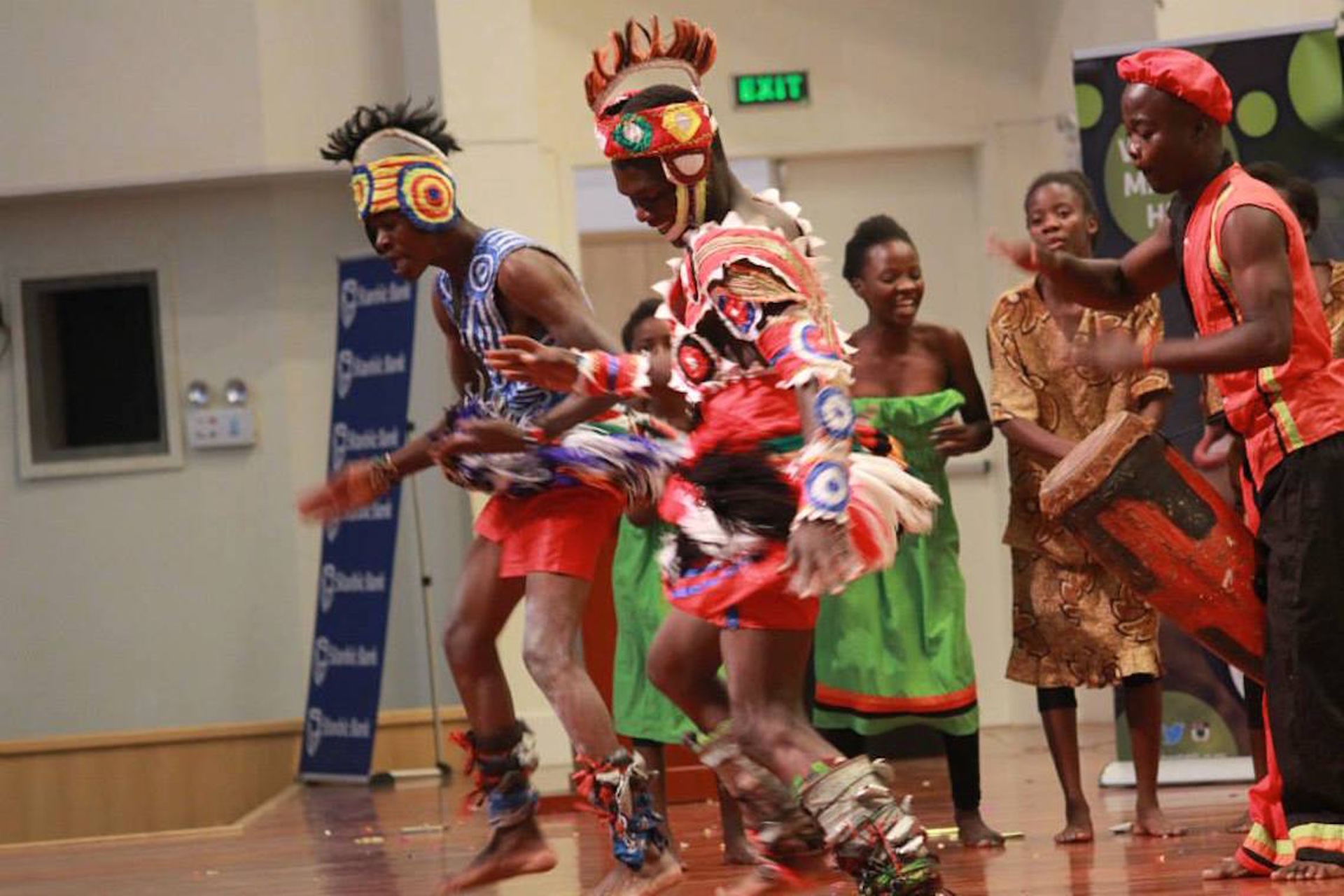 The Barefeet Theatre troupe in Lusaka, Zambia