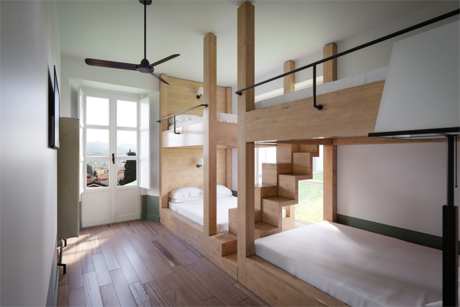 Camera seminterrata di una casa cantoniera