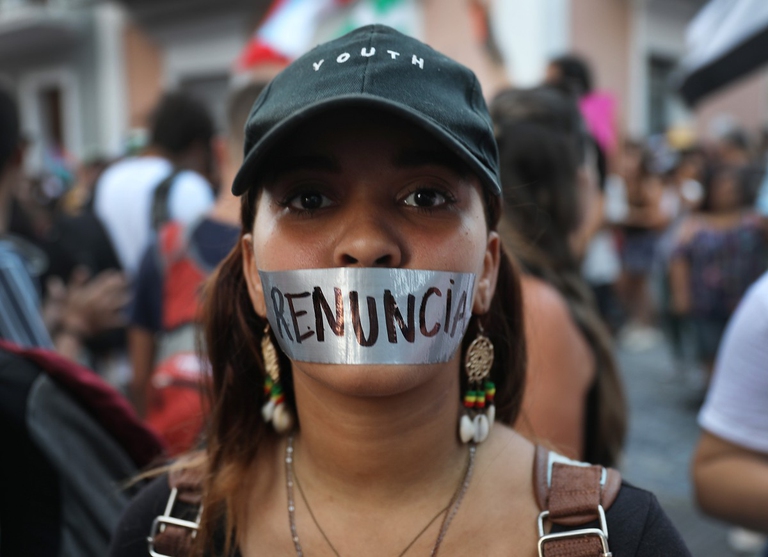 Le proteste a Porto Rico contro Ricardo Rosselló