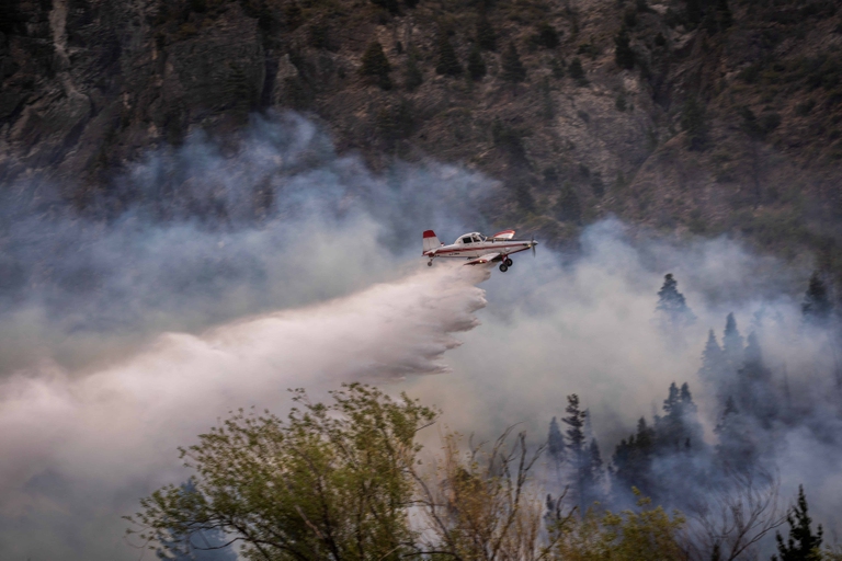 Gli incendi nella Patagonia argentina