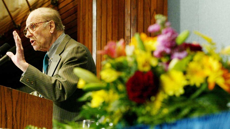 Gaylord Nelson nel 2003. ©Alex Wong/Getty Images