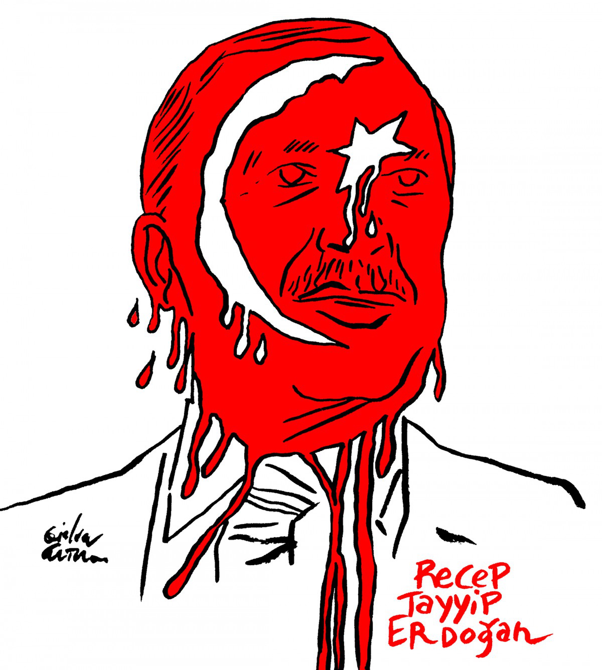 Recep Tayyip Erdogan, Gianluca Costantini