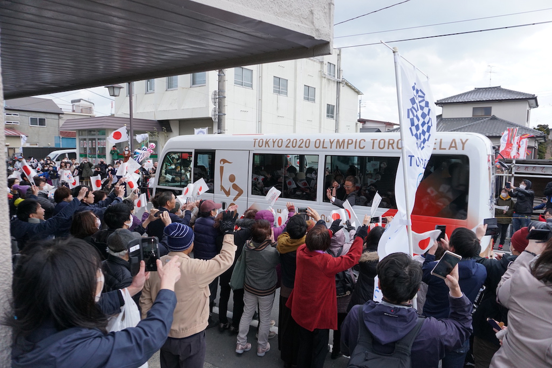 Matsushima, la fiamma olimpica arriva in Giappone