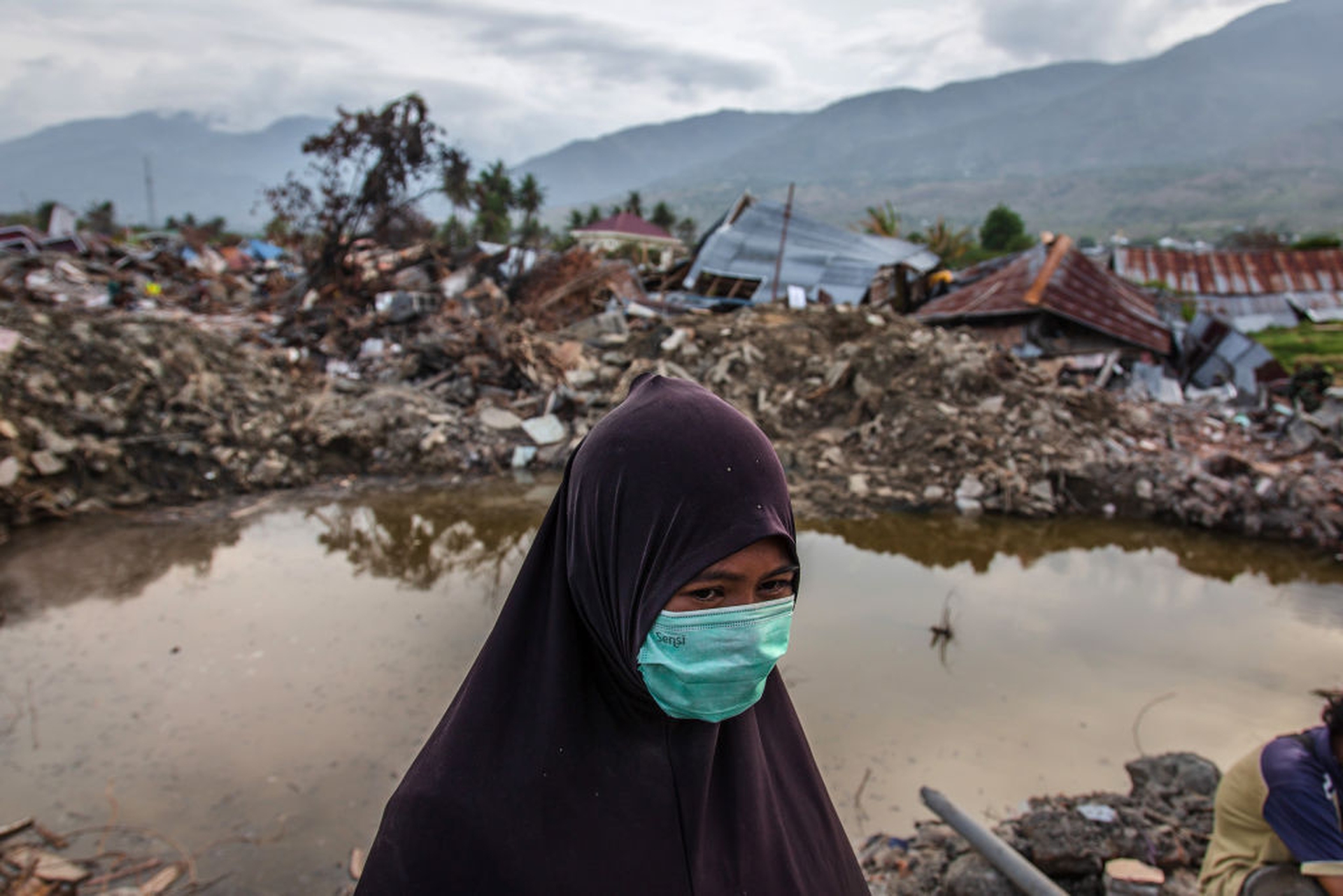 Devastation left by the earthquake and tsunami in Palu