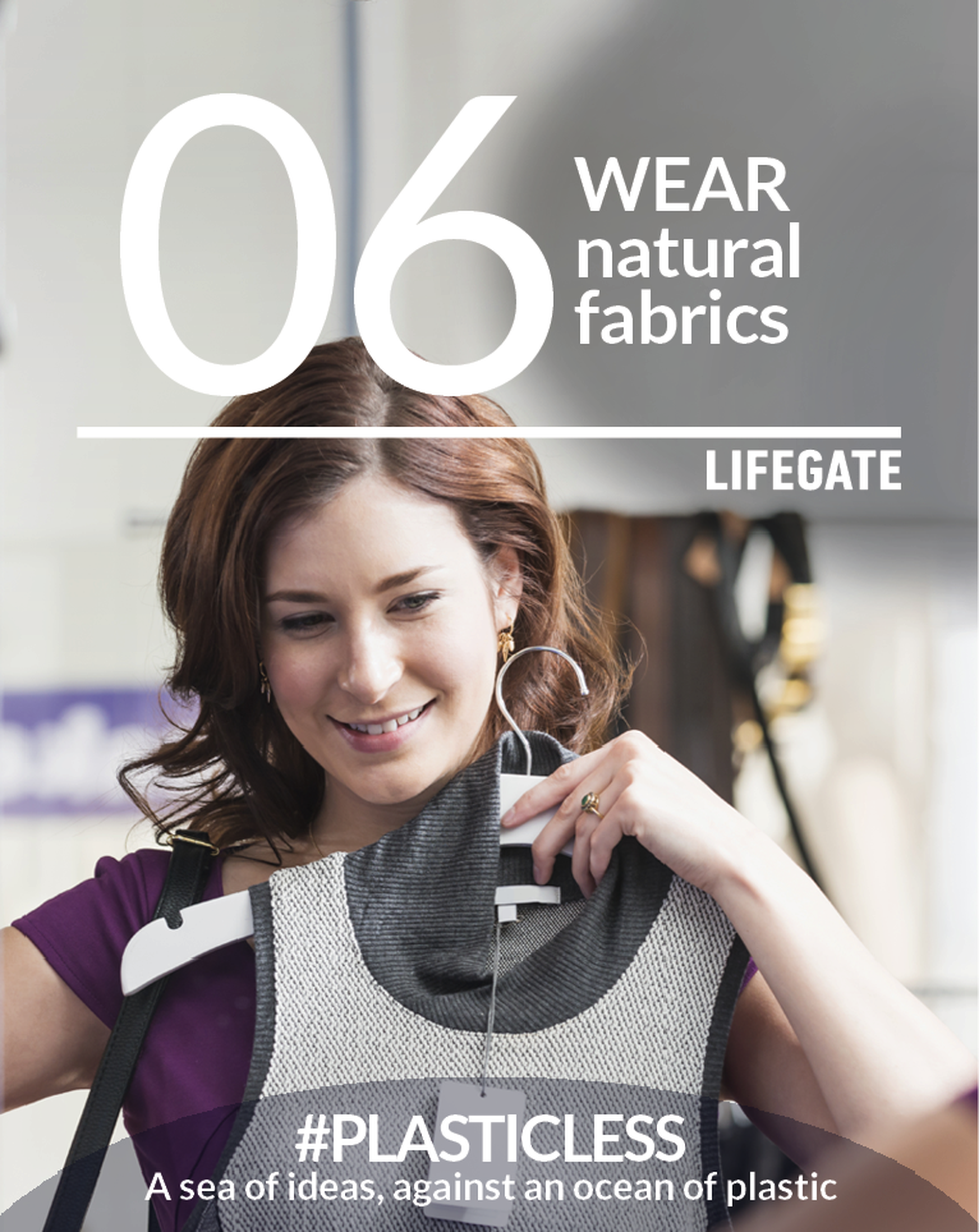 Wear natural fabrics: good practices to prevent plastic pollution