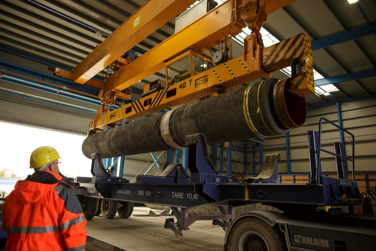 Una conduttura per il trasporto del gas