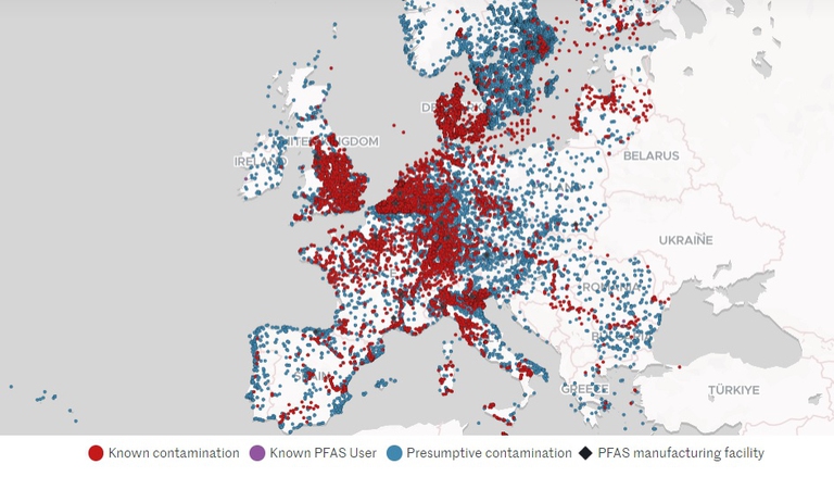 La mappa dei Pfas in Europa e in Italia: 17mila siti contaminati per sempre - LifeGate