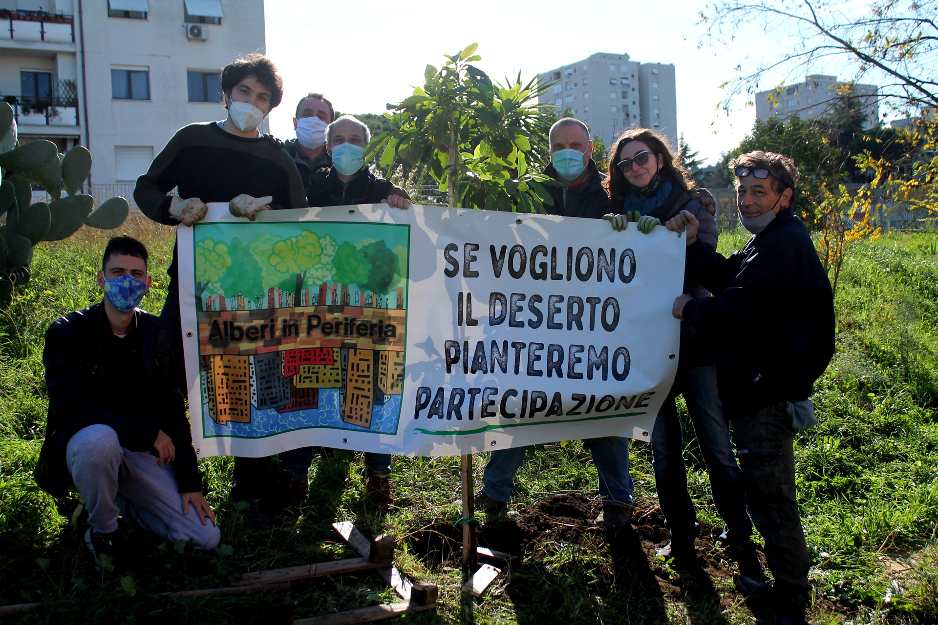 I volontari di Alberi in Periferia