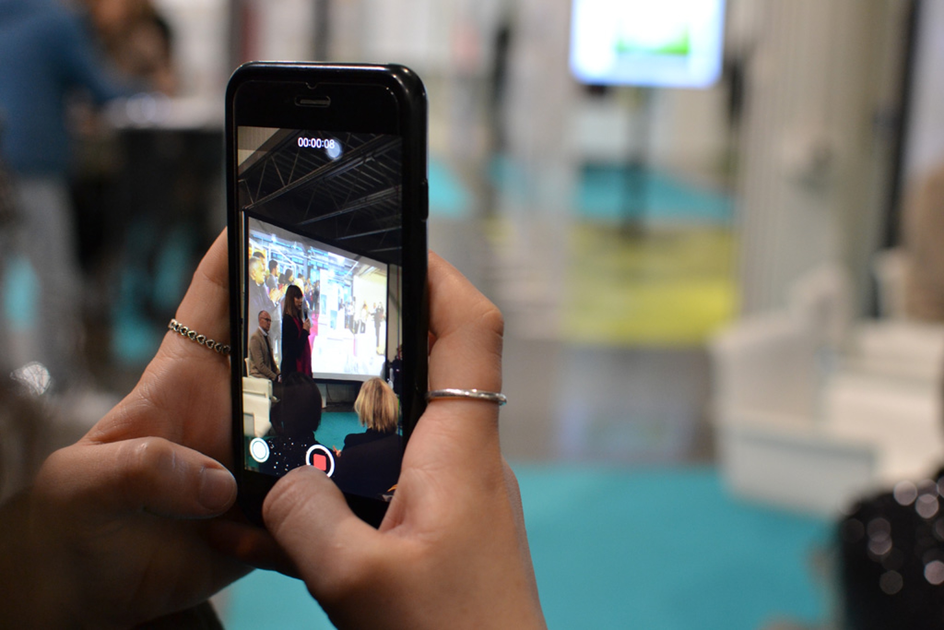 Un momento dell'inaugurazione