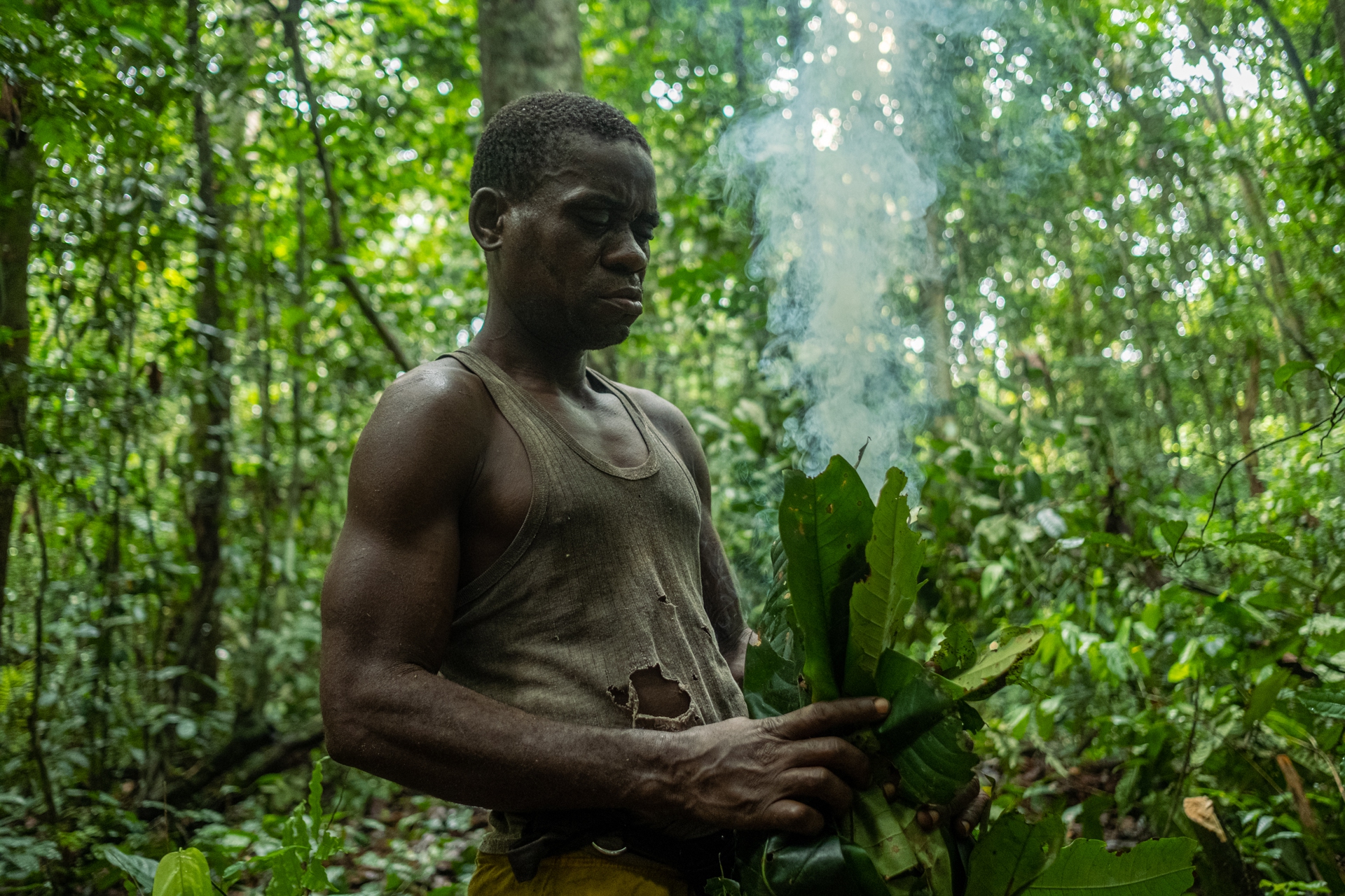 Foto Pigmei Congo-venti