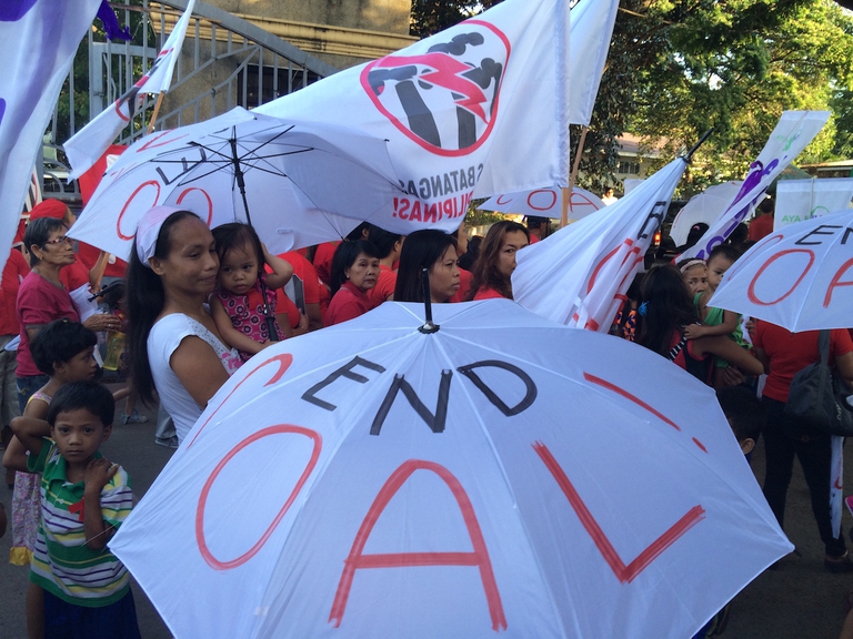 Attivisti carbone Filippine