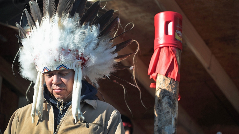 Nativi americani contro Trump