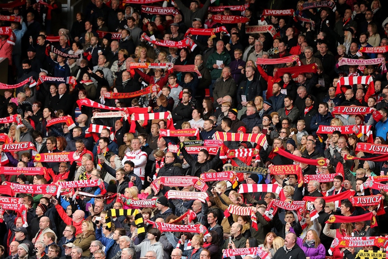 La tifoseria del Liverpool