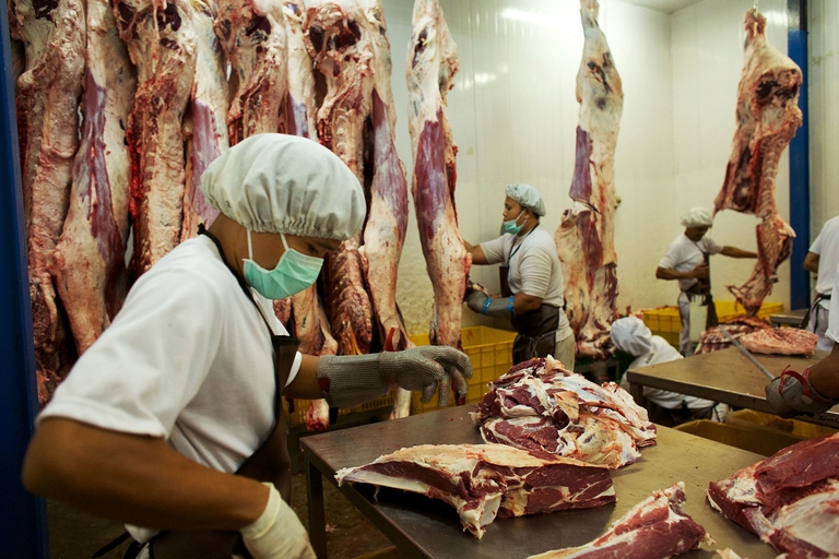 Impianto di trasformazione della carne in Indonesia