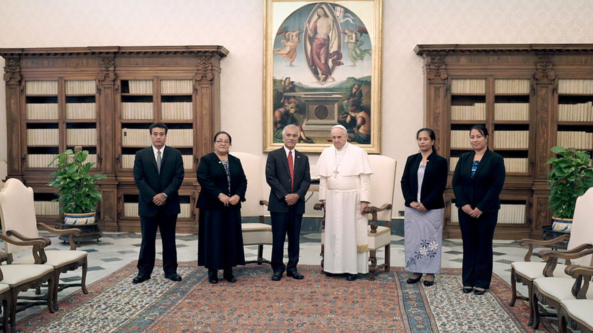 Anote's Ark, Tong da papa Francesco