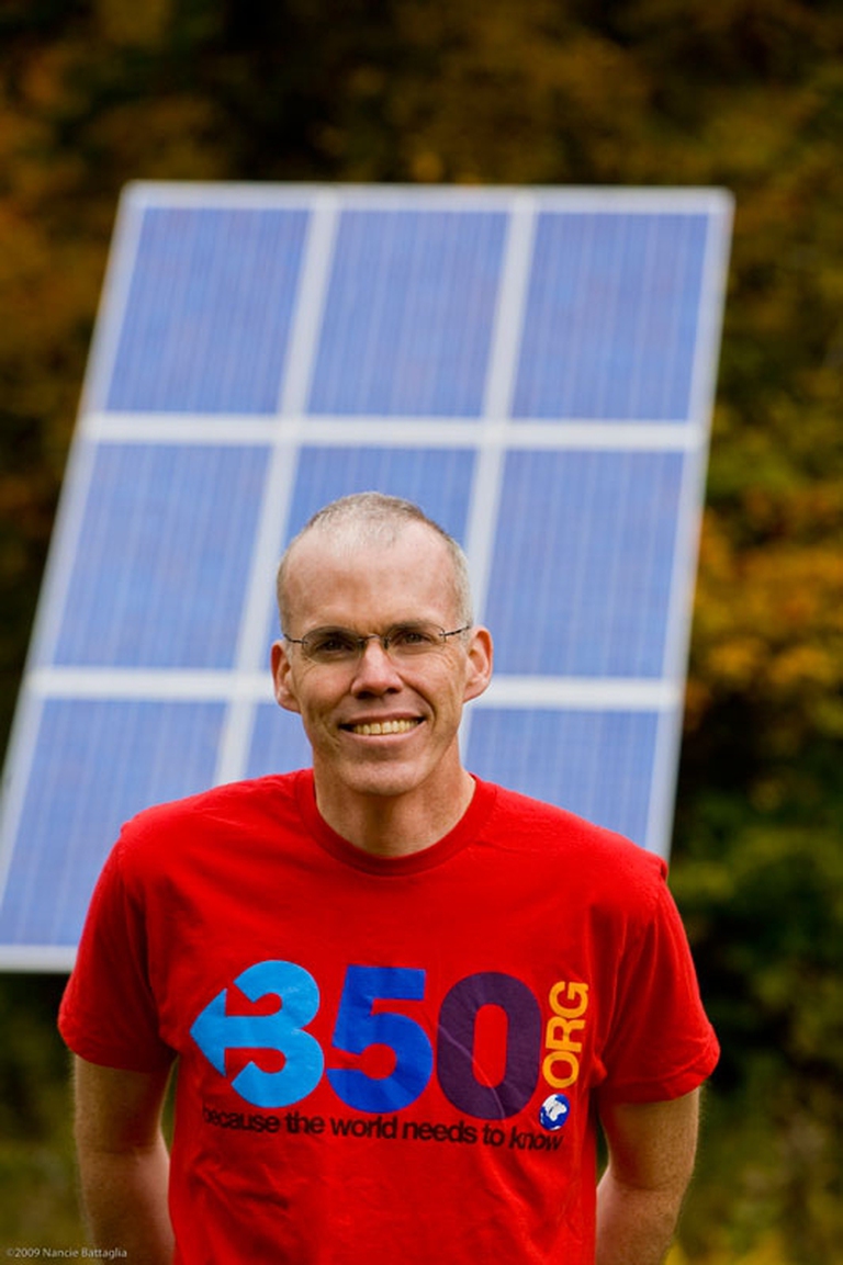 Bill McKibben, American environmentalist, author and founder of 350.org