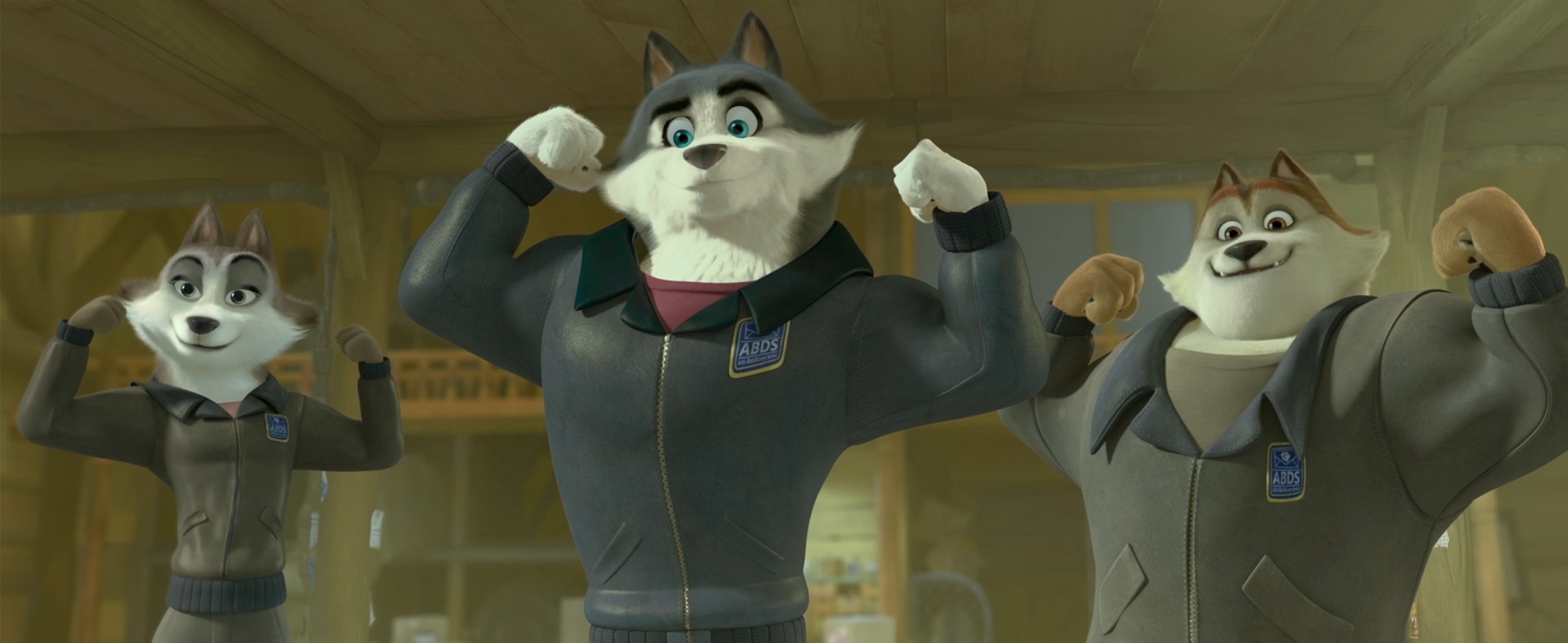 I cani da slitta del servizio postale di Taigasville