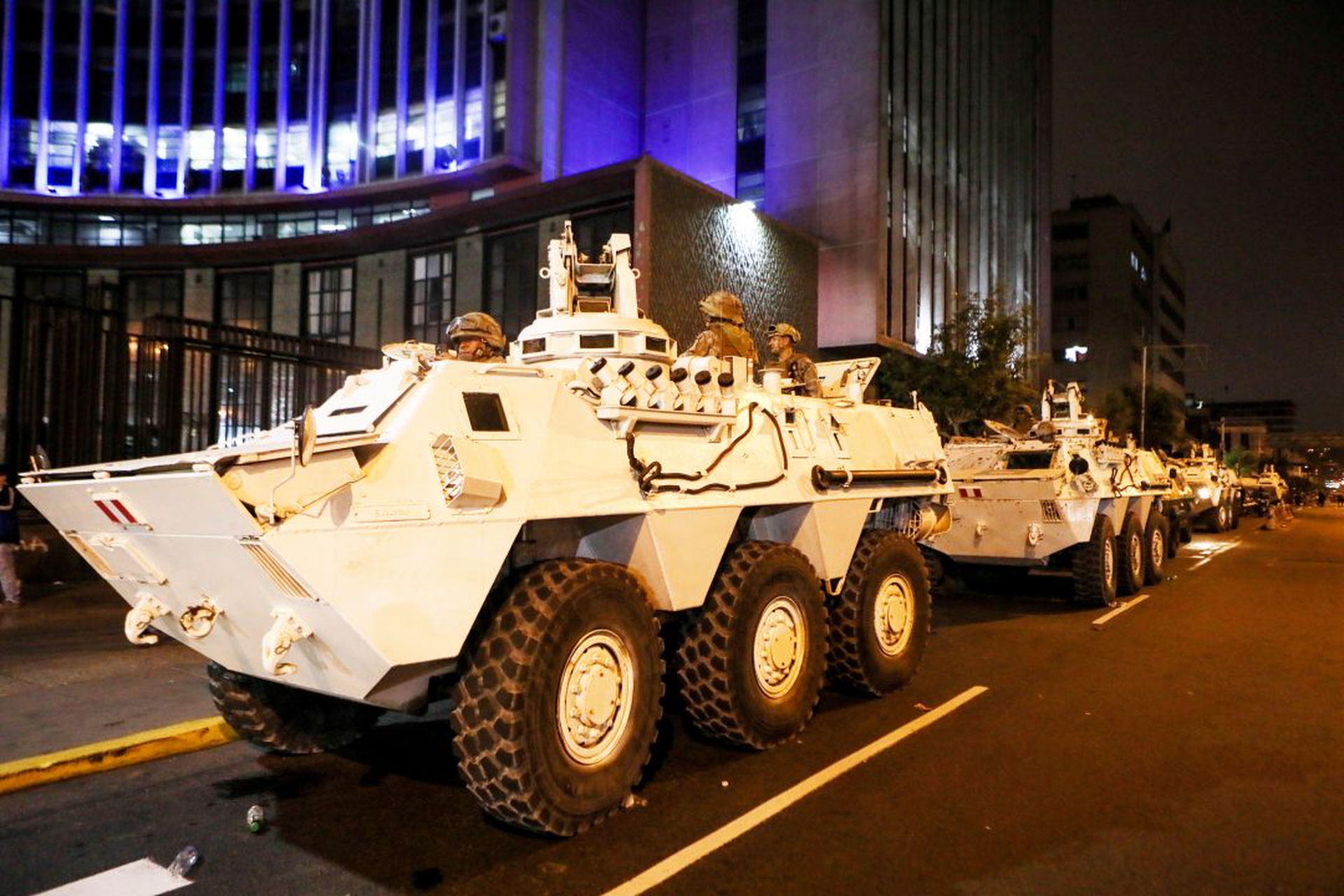Protest against the government in Lima