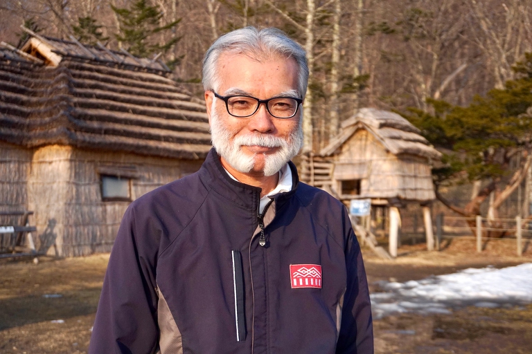 Masahiro Nomoto, direttore del dipartimento per la promozione culturale della fondazione per la cultura Ainu ainu kotan