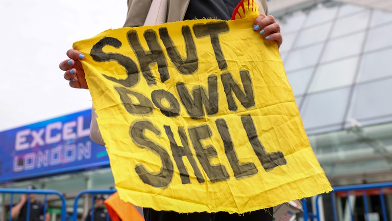 shell fossili proteste