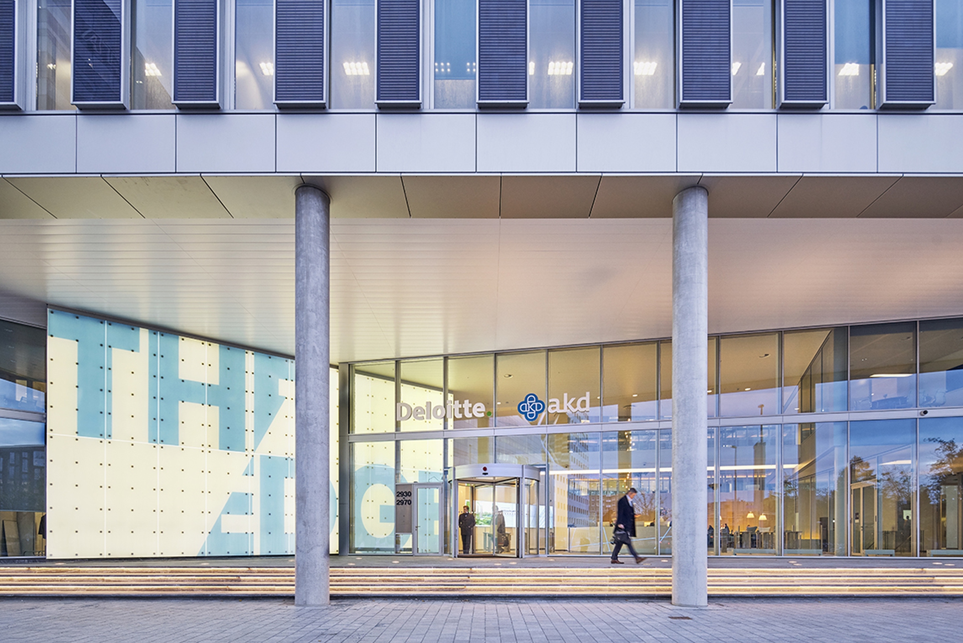 The entrance of the Edge in Amsterdam