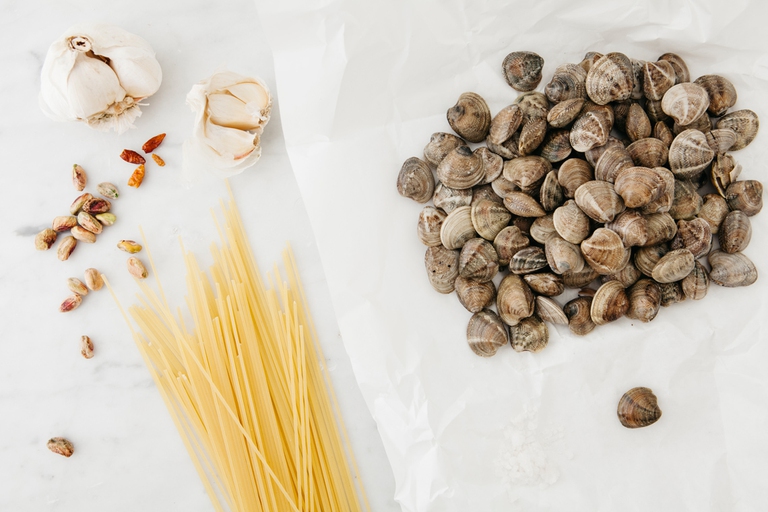 spaghetti con le vongole