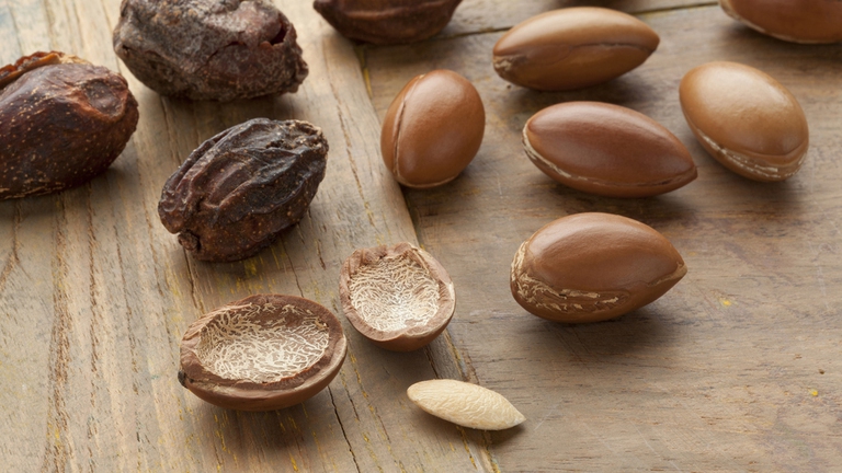 Il frutto dell'argan è simile alla mandorla