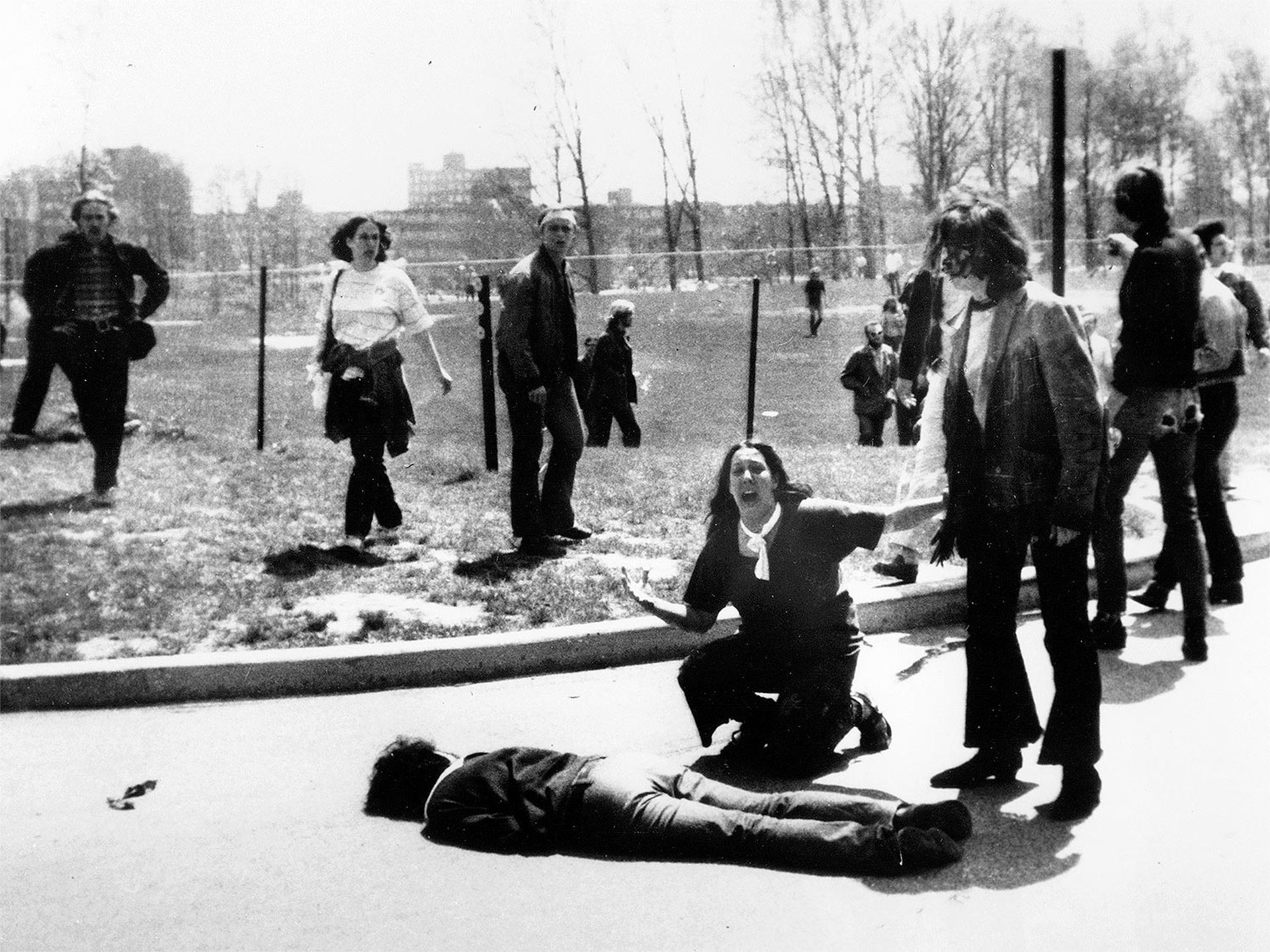 1970, John Filo. La sparatoria della Kent State