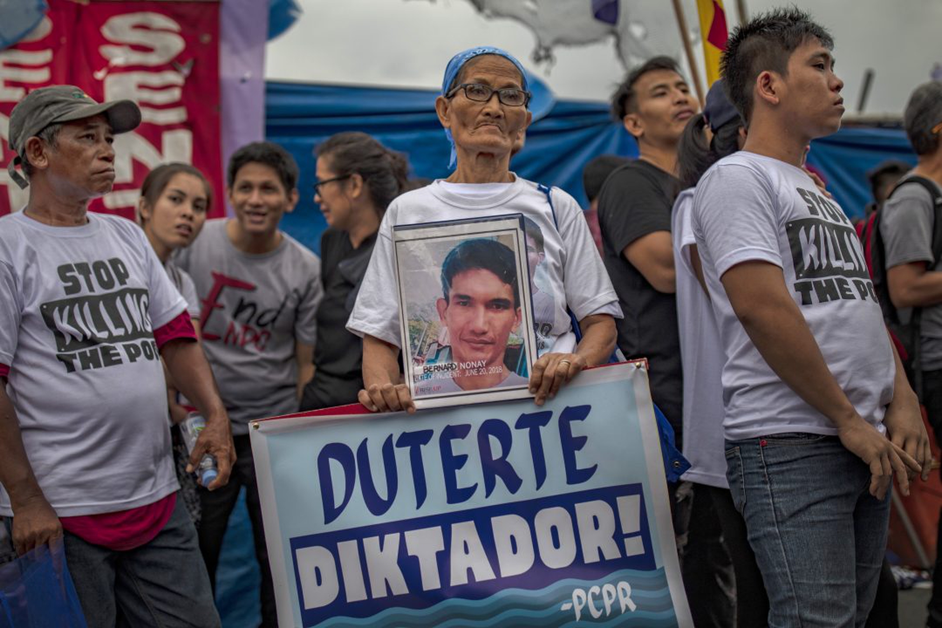 Filipinos Rally During Duterte's State of the Nation Address