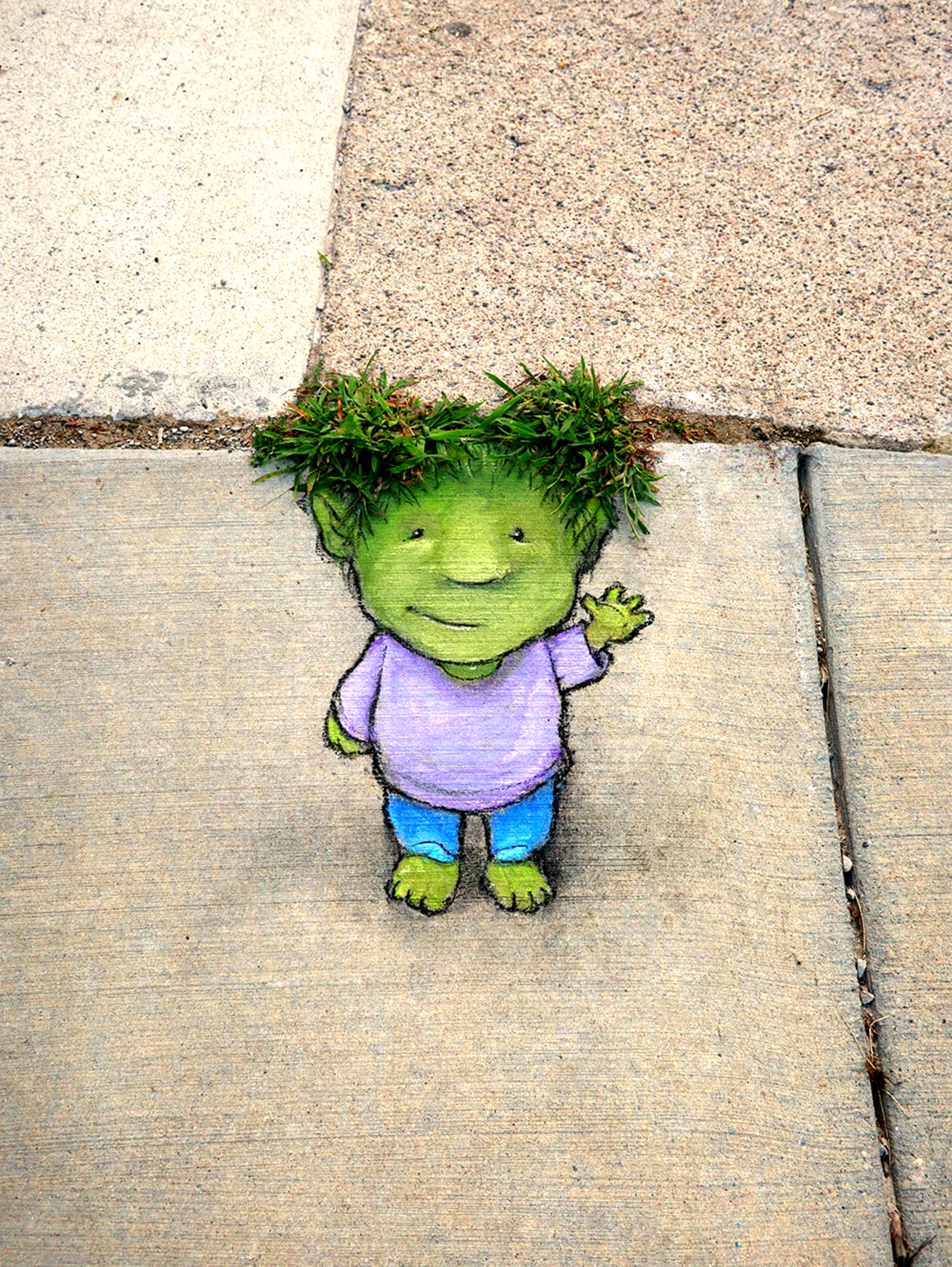 Fran e l'acconciatura estiva completamente naturale© David Zinn