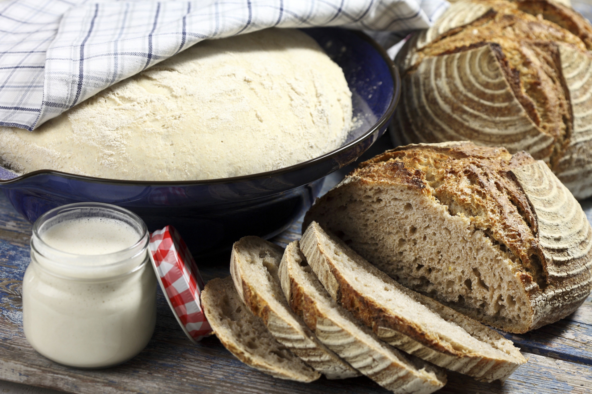 Pane fatto di lievito naturale