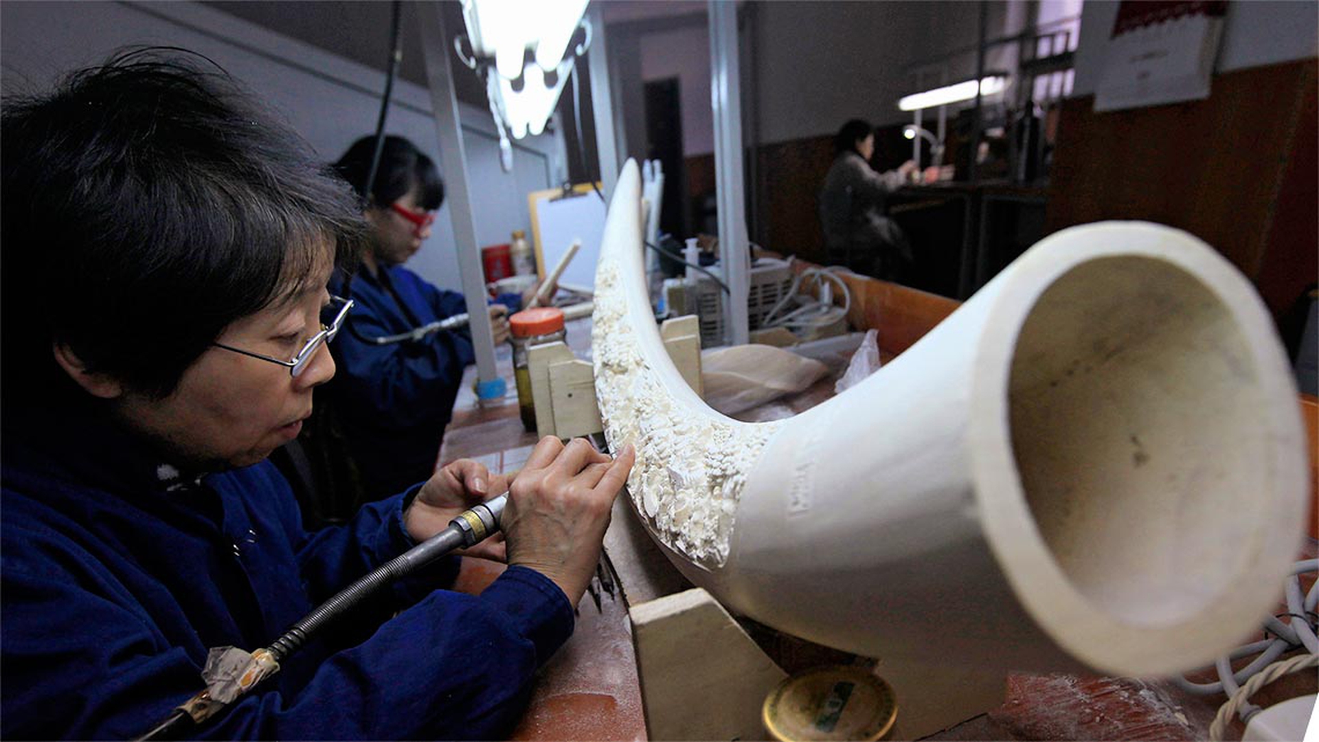 Addio artigianato dell'avorio