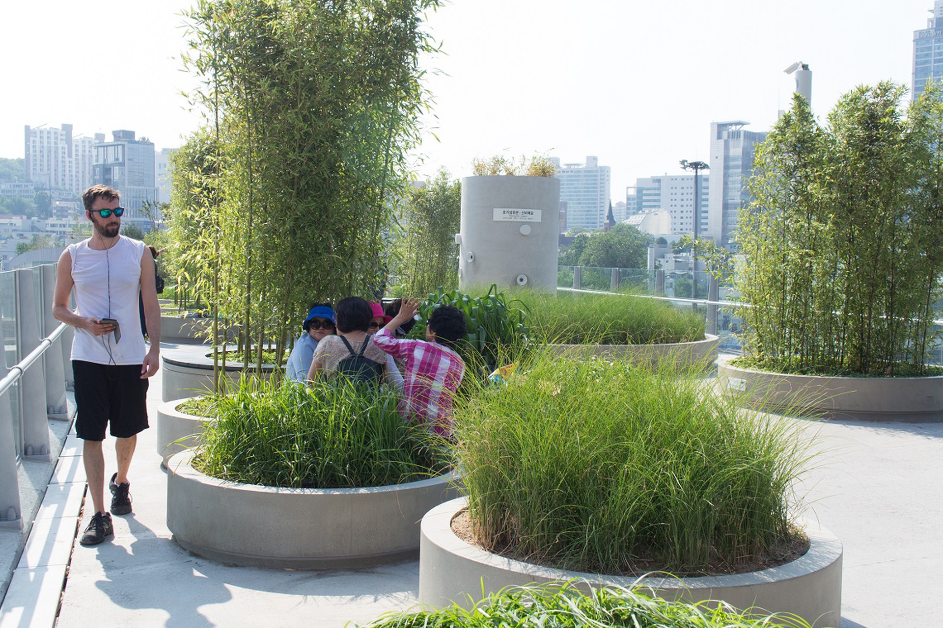 The newly opened walkway of Seoul