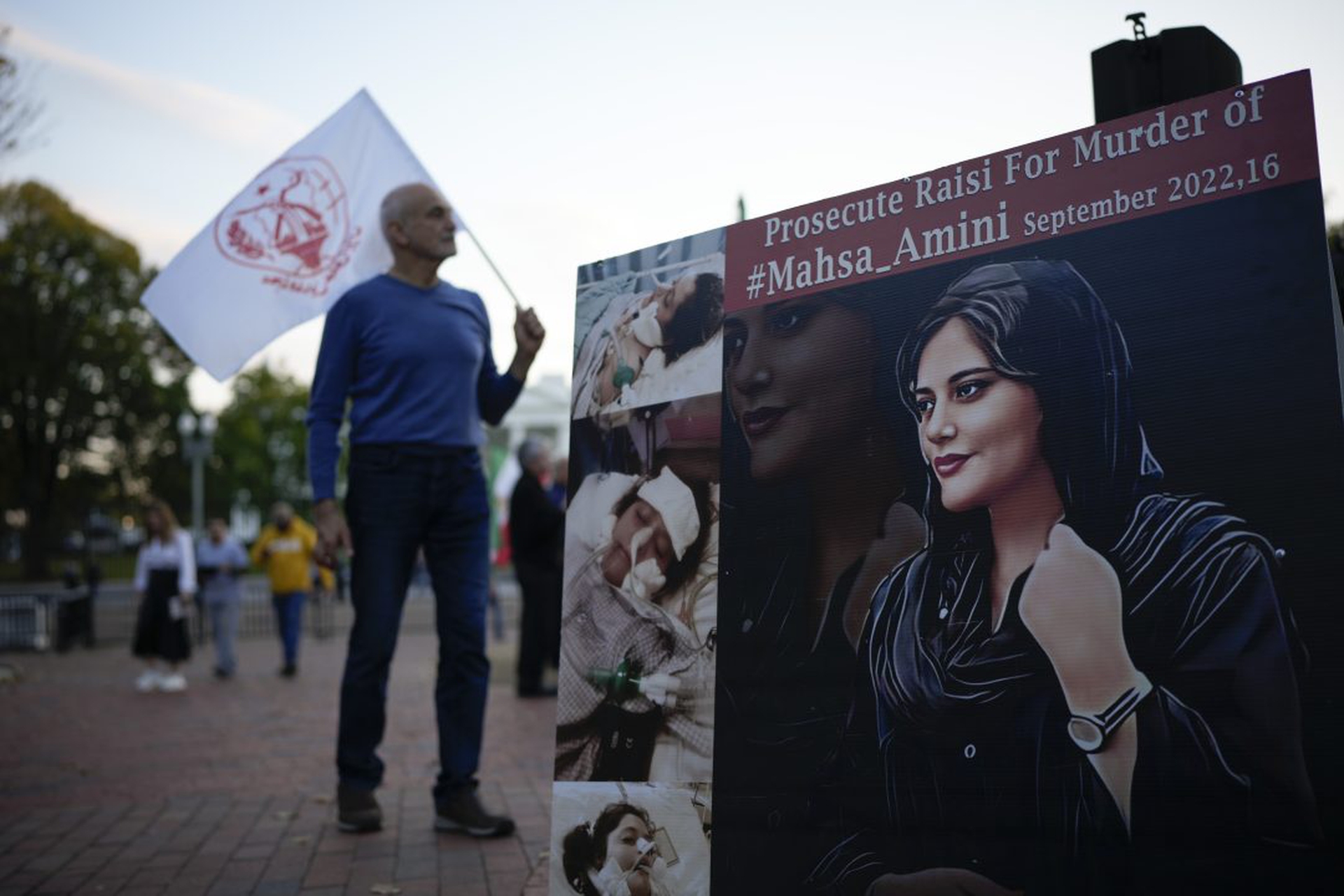 Vigil In Support Of Iranian Protesters Marks 40 Days Since Mahsa Amini's Murder