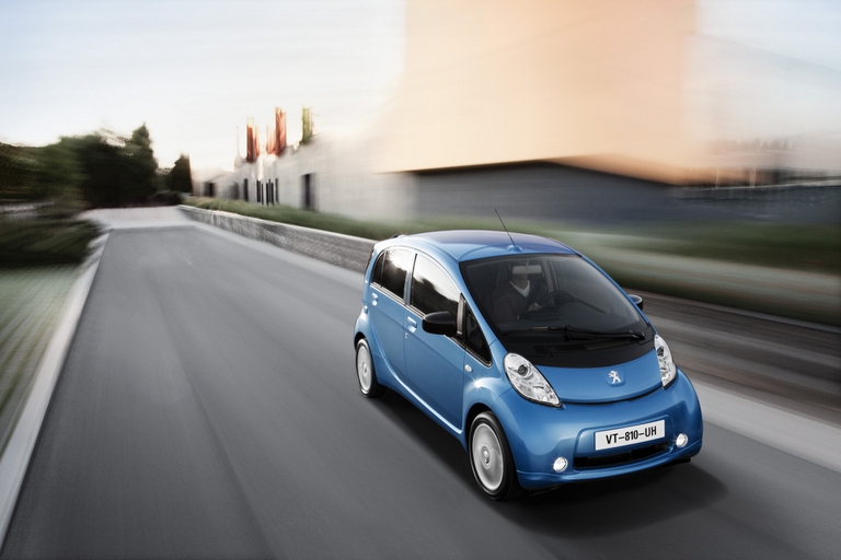La city car elettrica Peugeot iOn, ampiamente utilizzata per lo sviluppo del progetto GridMotion