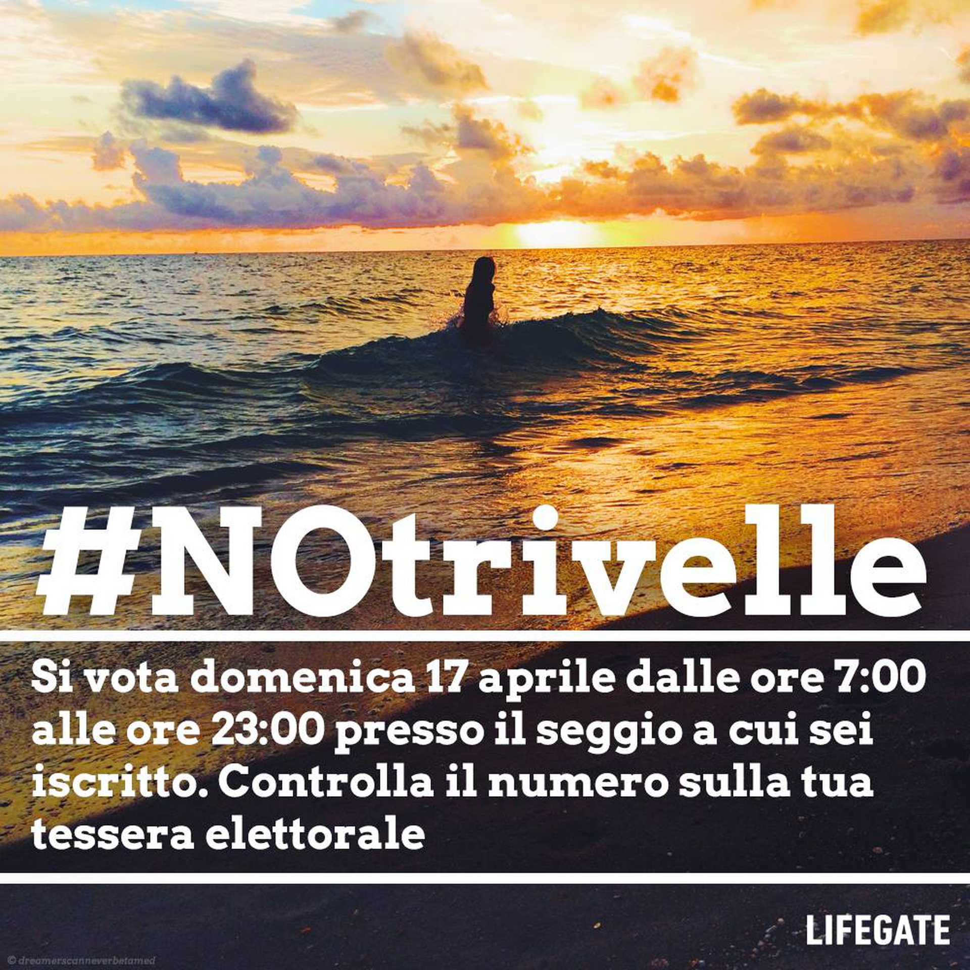 Vota sì per dire #NoTrivelle
