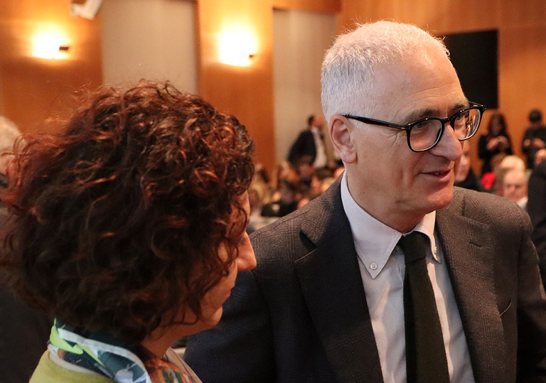 Daniele Manca, vicedirettore del Corriere della Sera, alla presentazione dei risultati del quinto Osservatorio nazionale sullo stile di vita sostenibile ons19