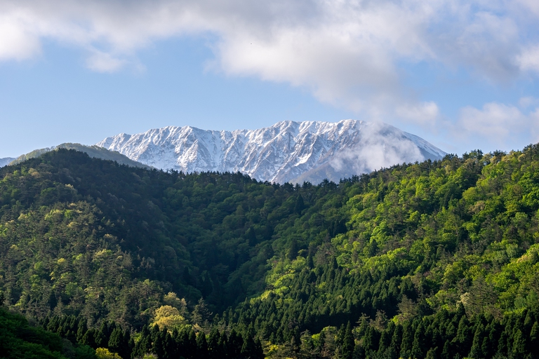 Mount Daisen in winter