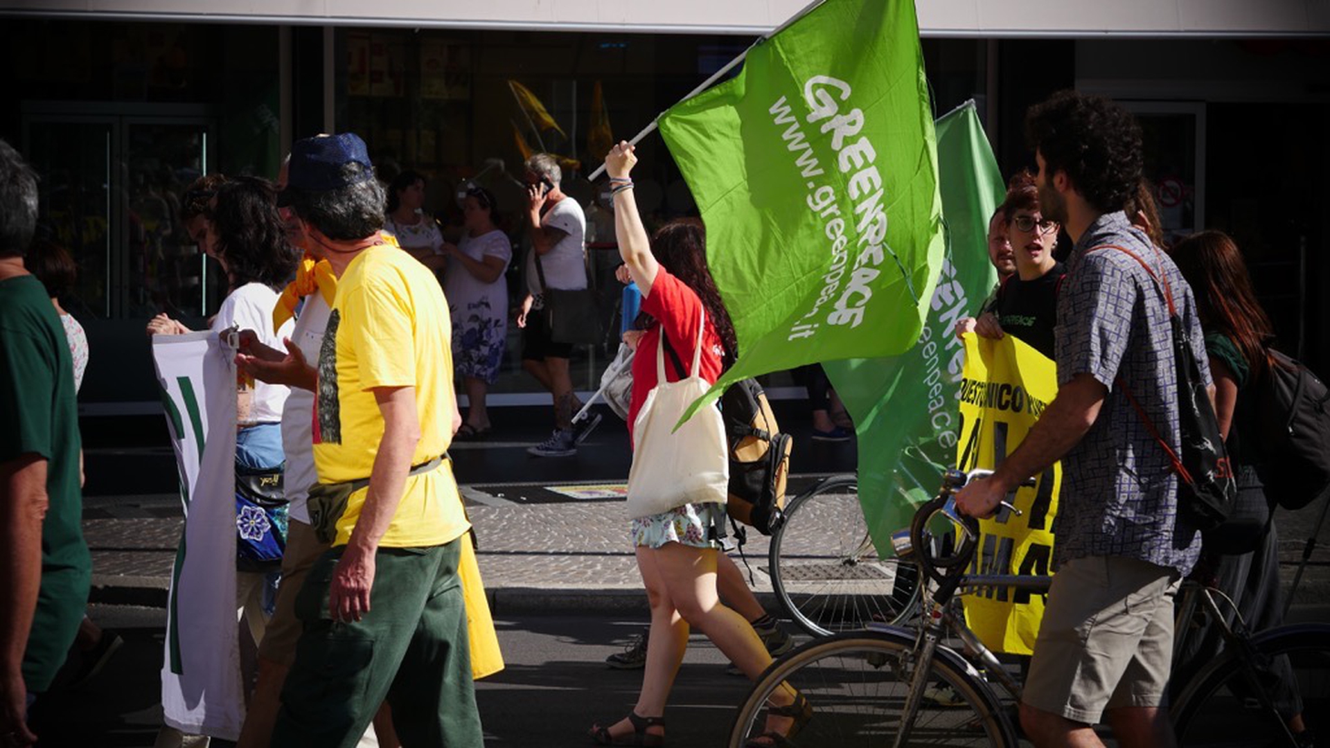 Corteo contro il G7 Ambiente di Bologna