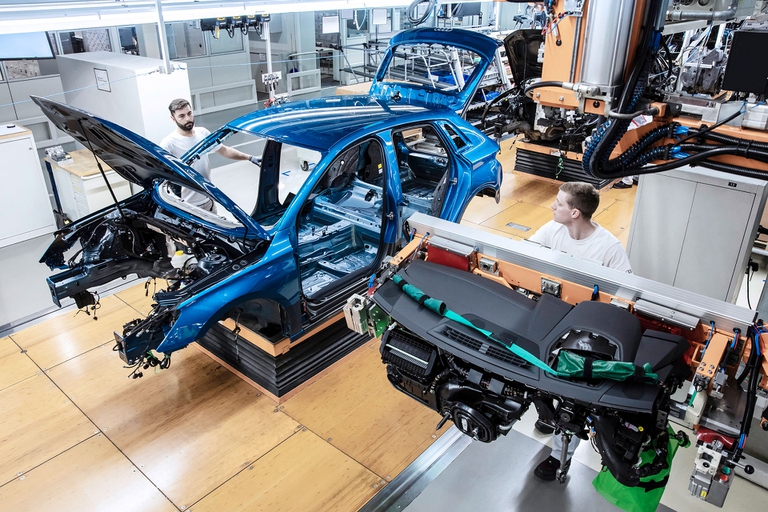 produzione di auto con l'uso dei big data