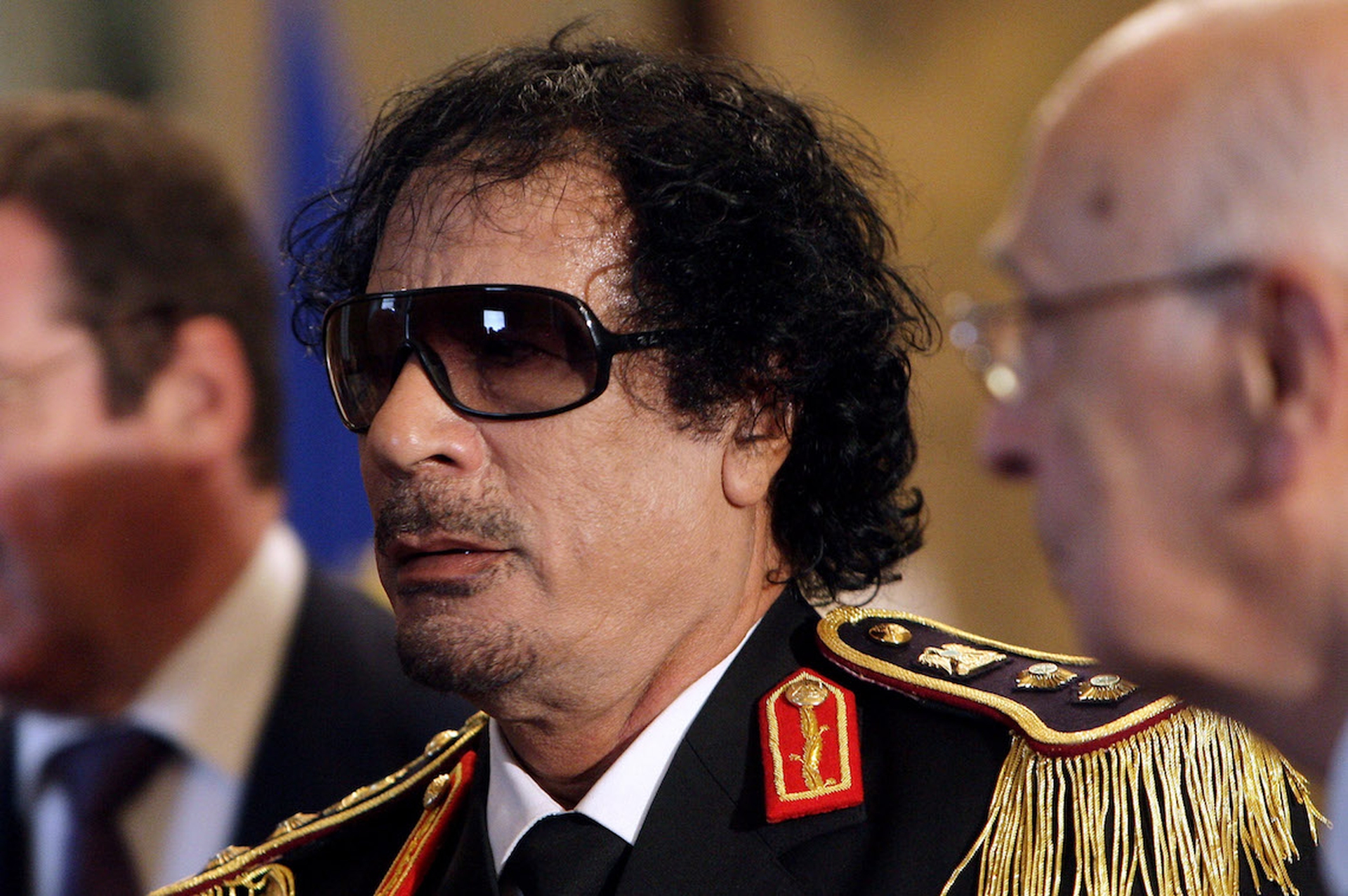 Gheddafi Napolitano
