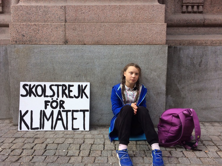 greta thunberg sciopero scuola clima svezia