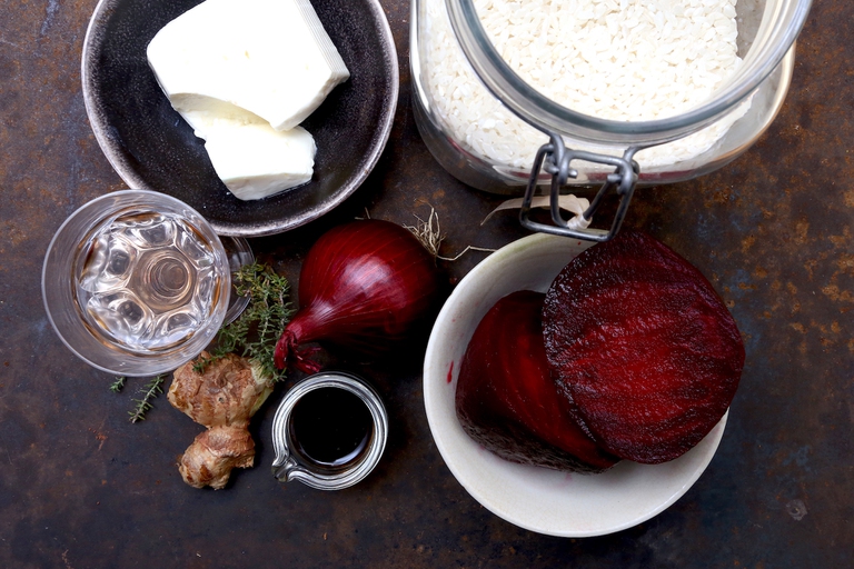 Risotto alle barbabietole