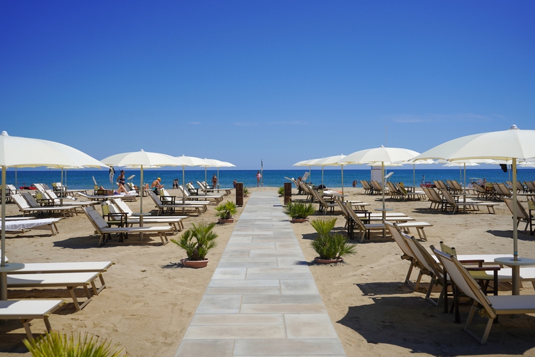 Le spiagge di Rimini.