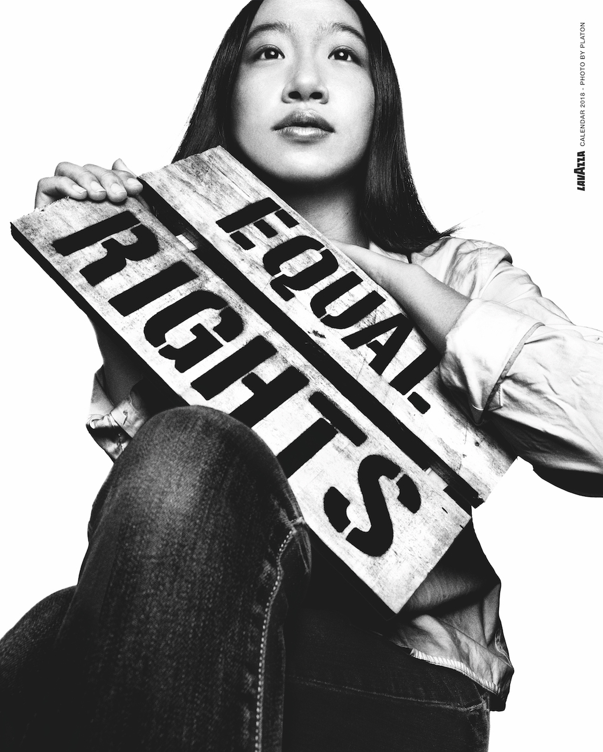 Calendario Lavazza 2018, Bonnie Chiu interpreta l'Obiettivo di sviluppo sostenibile 5