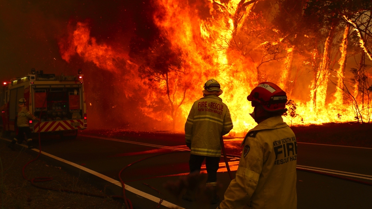 Australia, caldo, incendi